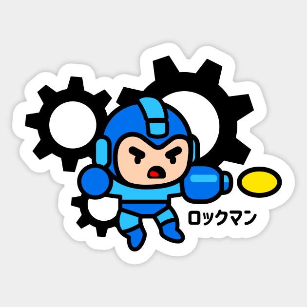 ChibiMega IV Sticker by evasinmas